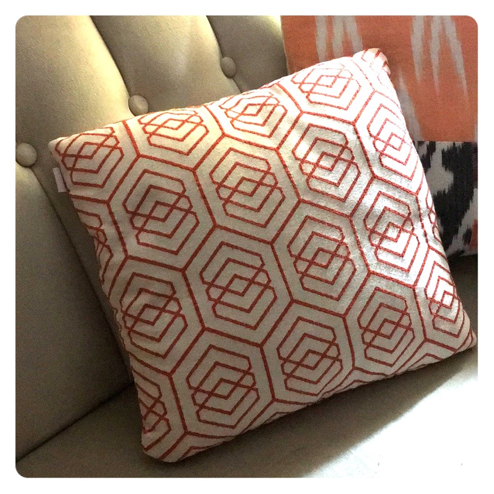 EQ3 15” geo print pillow
